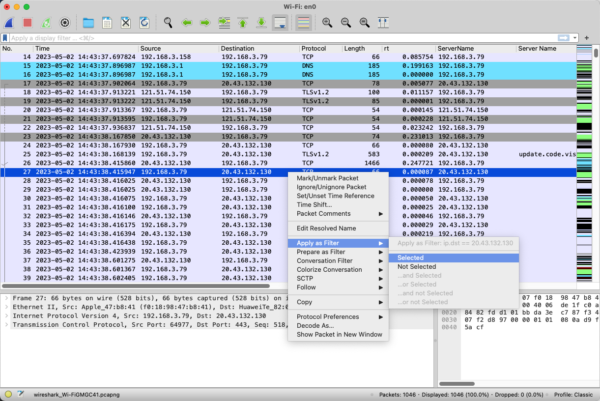 wireshark_filter_selected